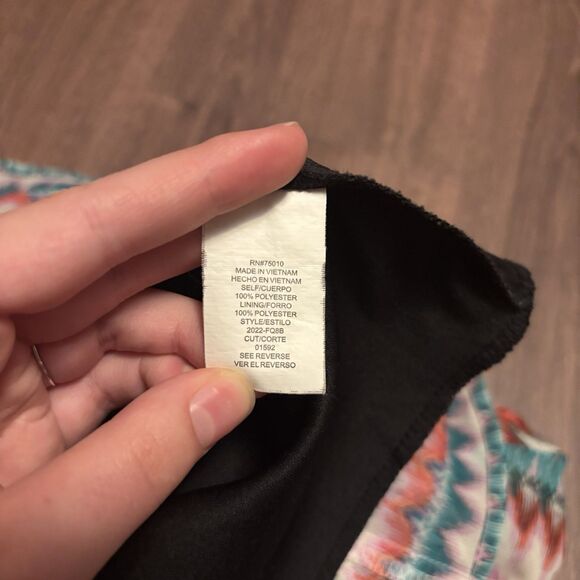 City Triangles Strapless Ruffle Mini Dress Y2K Size M - Picture 6 of 6